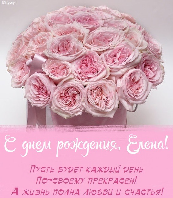 Открытки "С Днем Рождения Елене": ТОП-90 красивых картинок