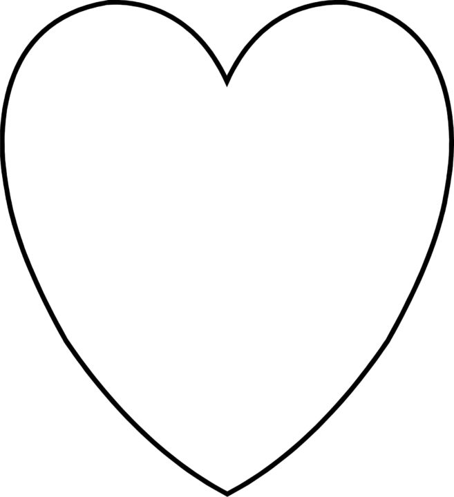 110 шаблонов сердечек для вырезания