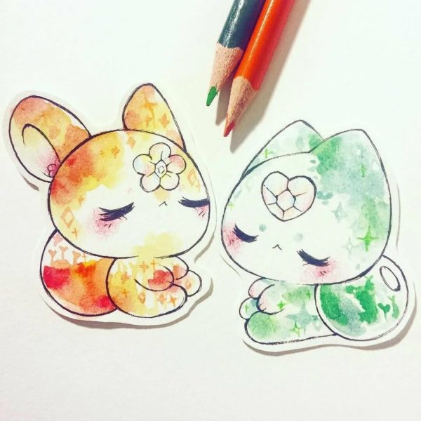 Маленькие рисунки кролика