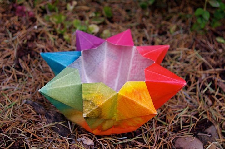 Оригами-светильник