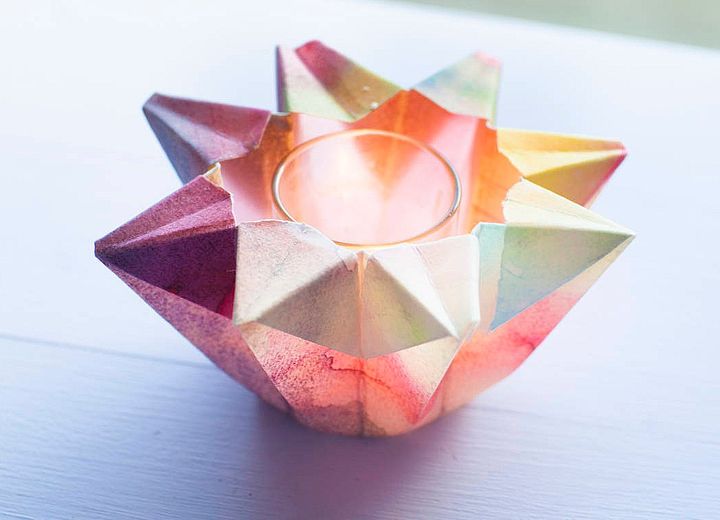Оригами-светильник