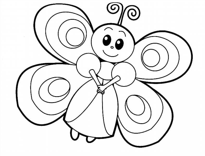 Раскраски бабочек для детей, 100 штук - Распечатайте бесплатно!