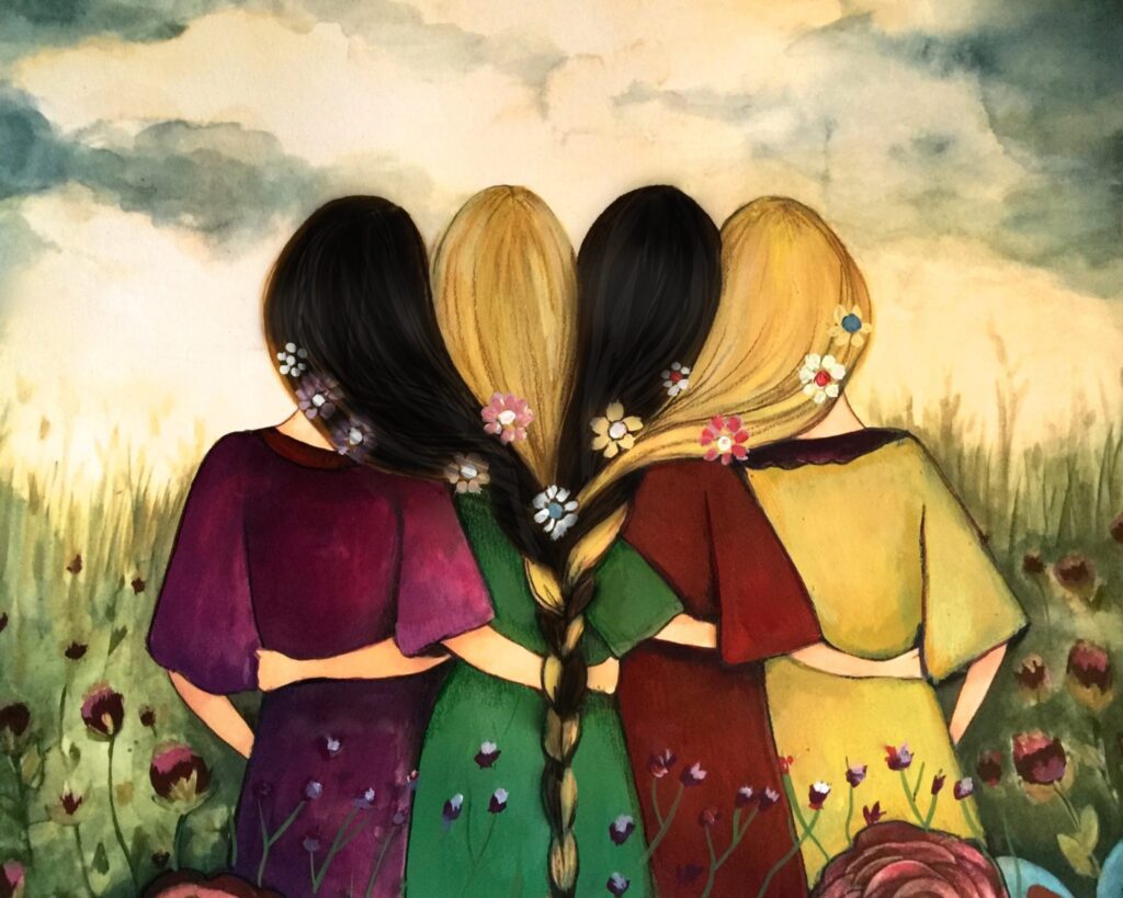 100 красивых открыток "С Днем Женской Дружбы"