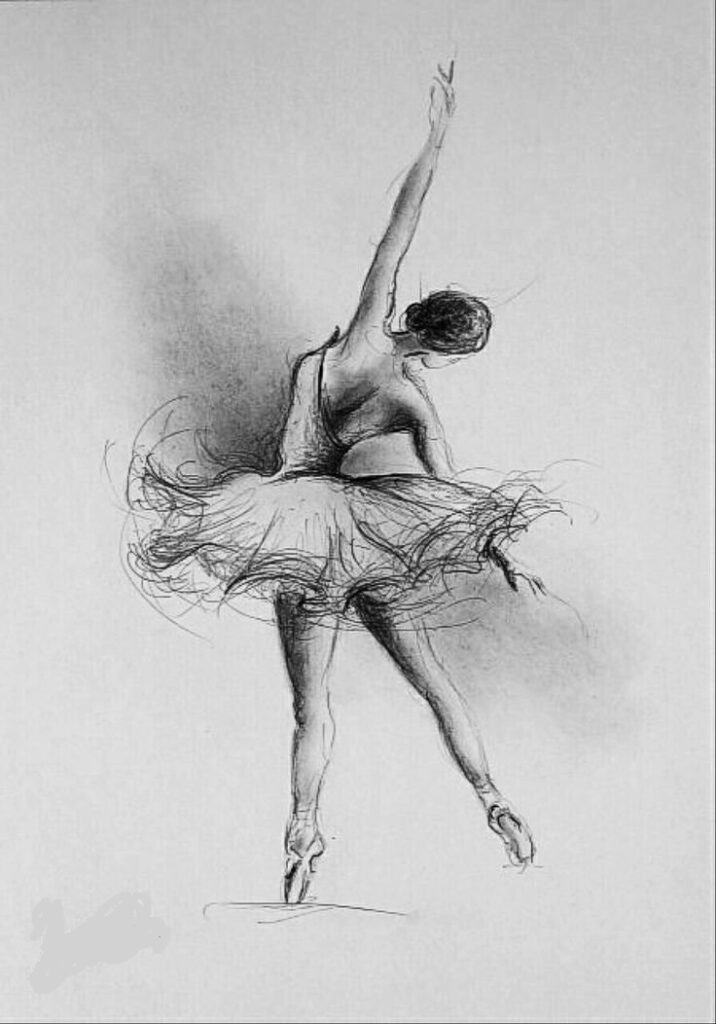 Балерина танцует