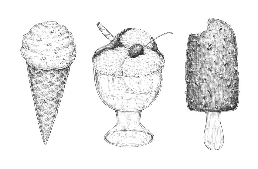 Три мороженки