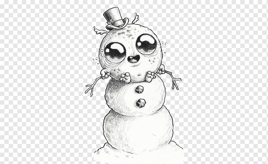 Милый снеговик