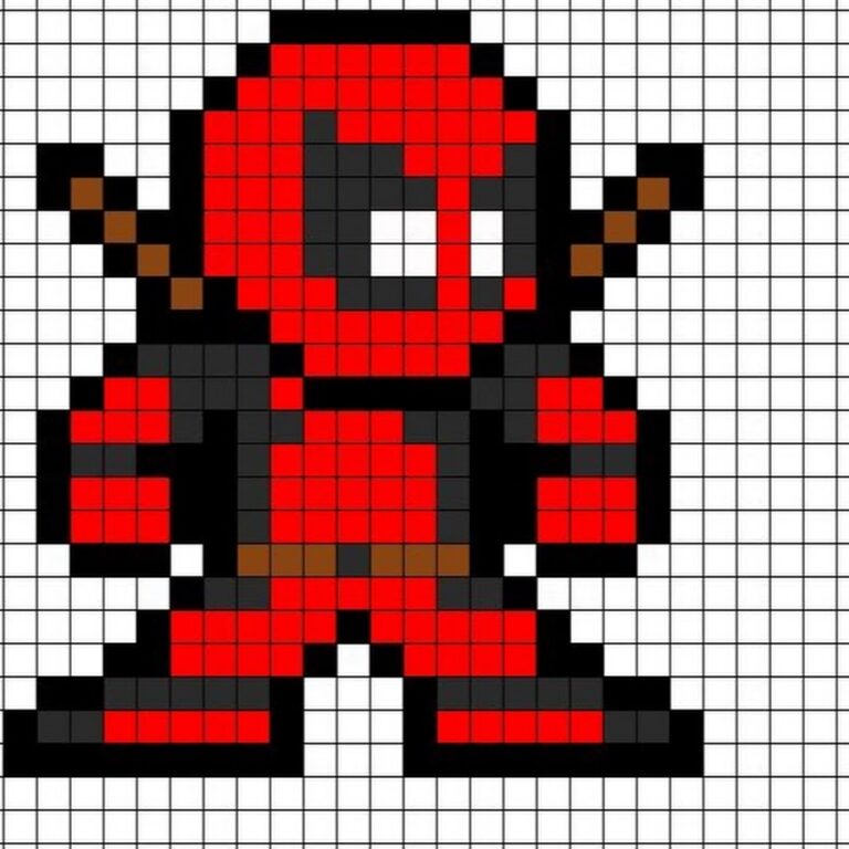 Нарисуйте 3 х супергероев для игры в стиле pixel art