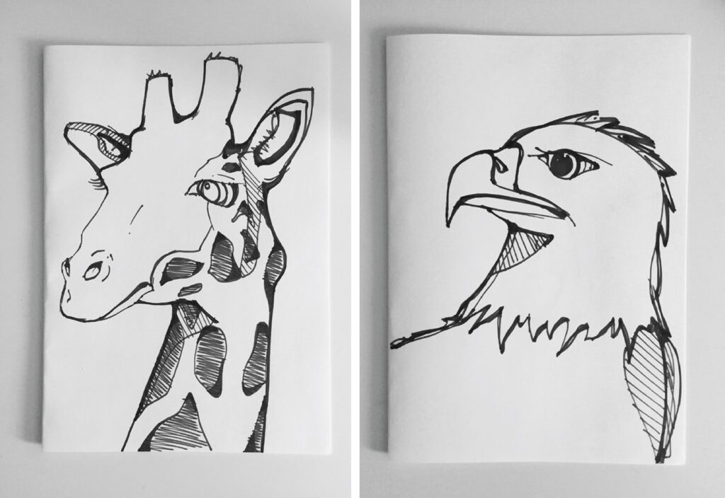 Орел и жираф