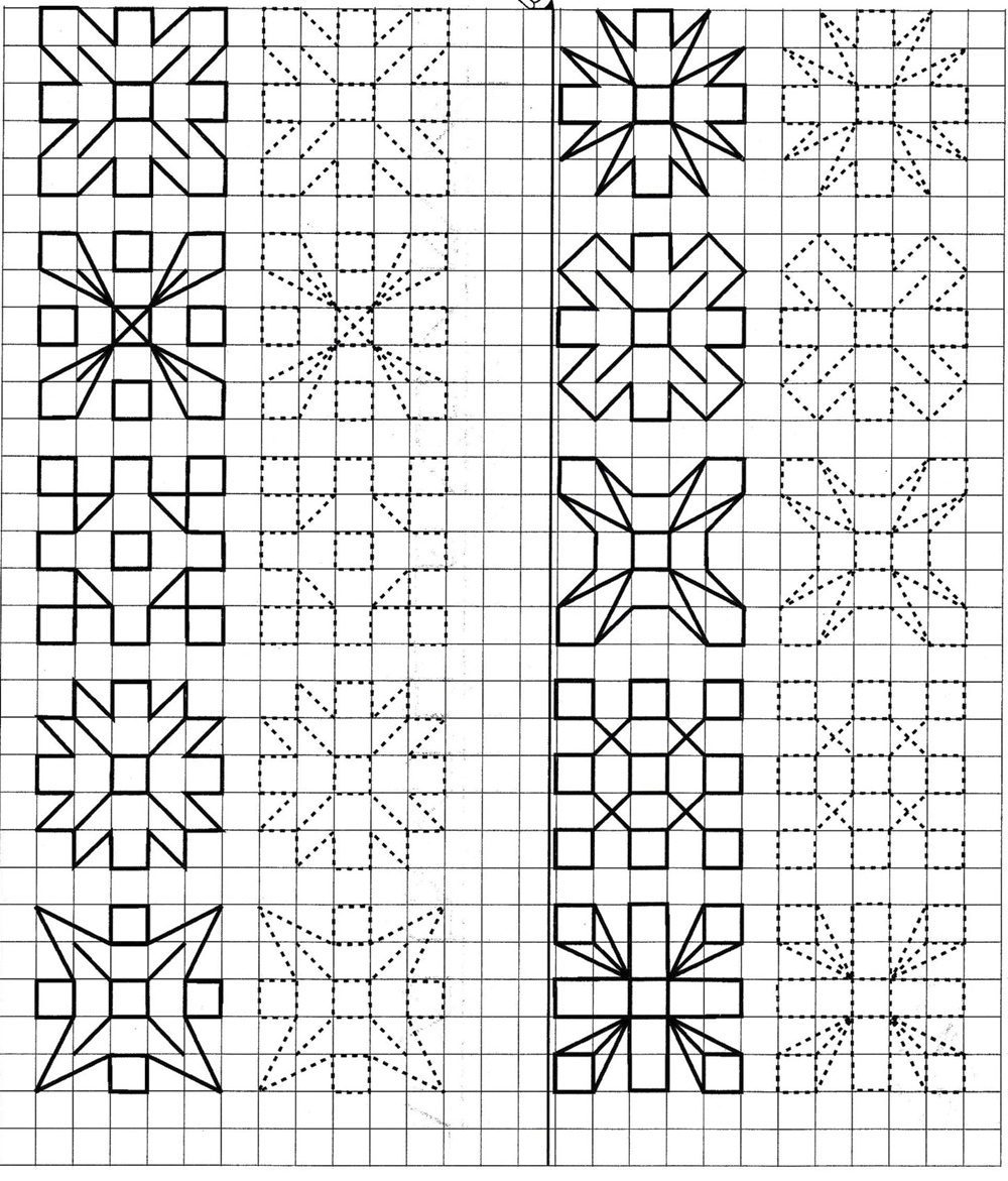 Рисунки карандашом по клеточкам. Узоры по клеточкам в тетради. Орнаменты для рисования. Узоры в клеточку в тетради. Орнамент по клеточкам.