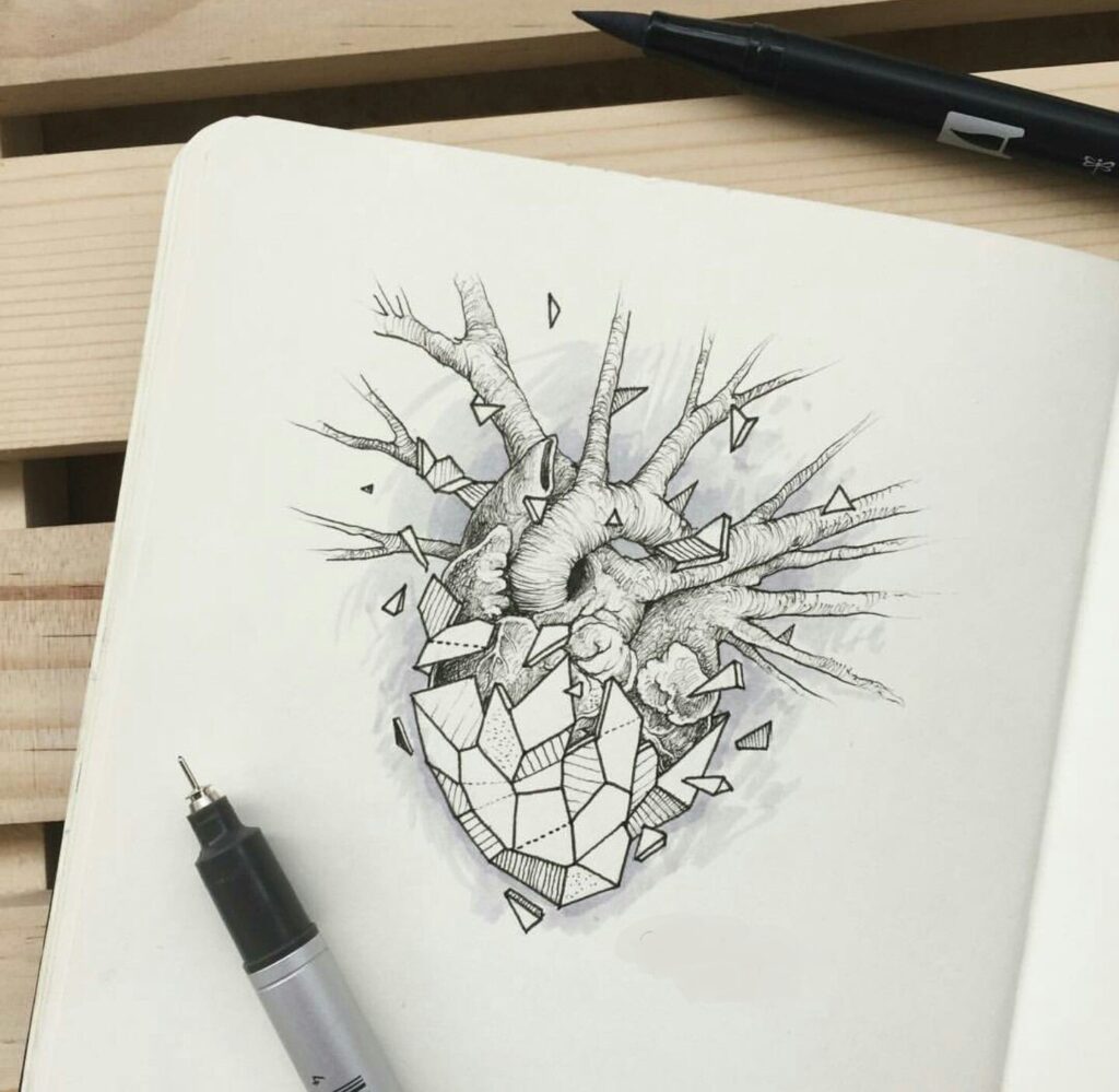 Сердце с сосудами