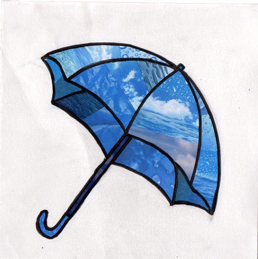 Открытый зонтик