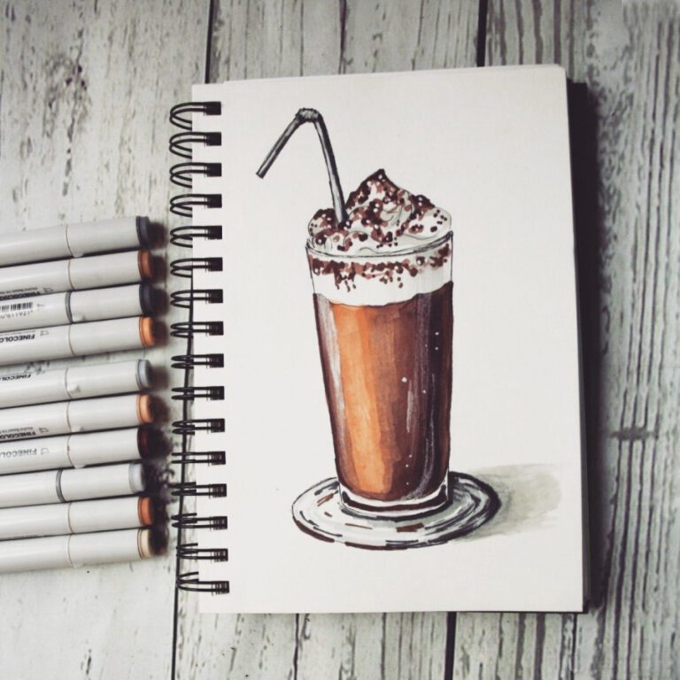 Легкие картинки спиртовыми маркерами