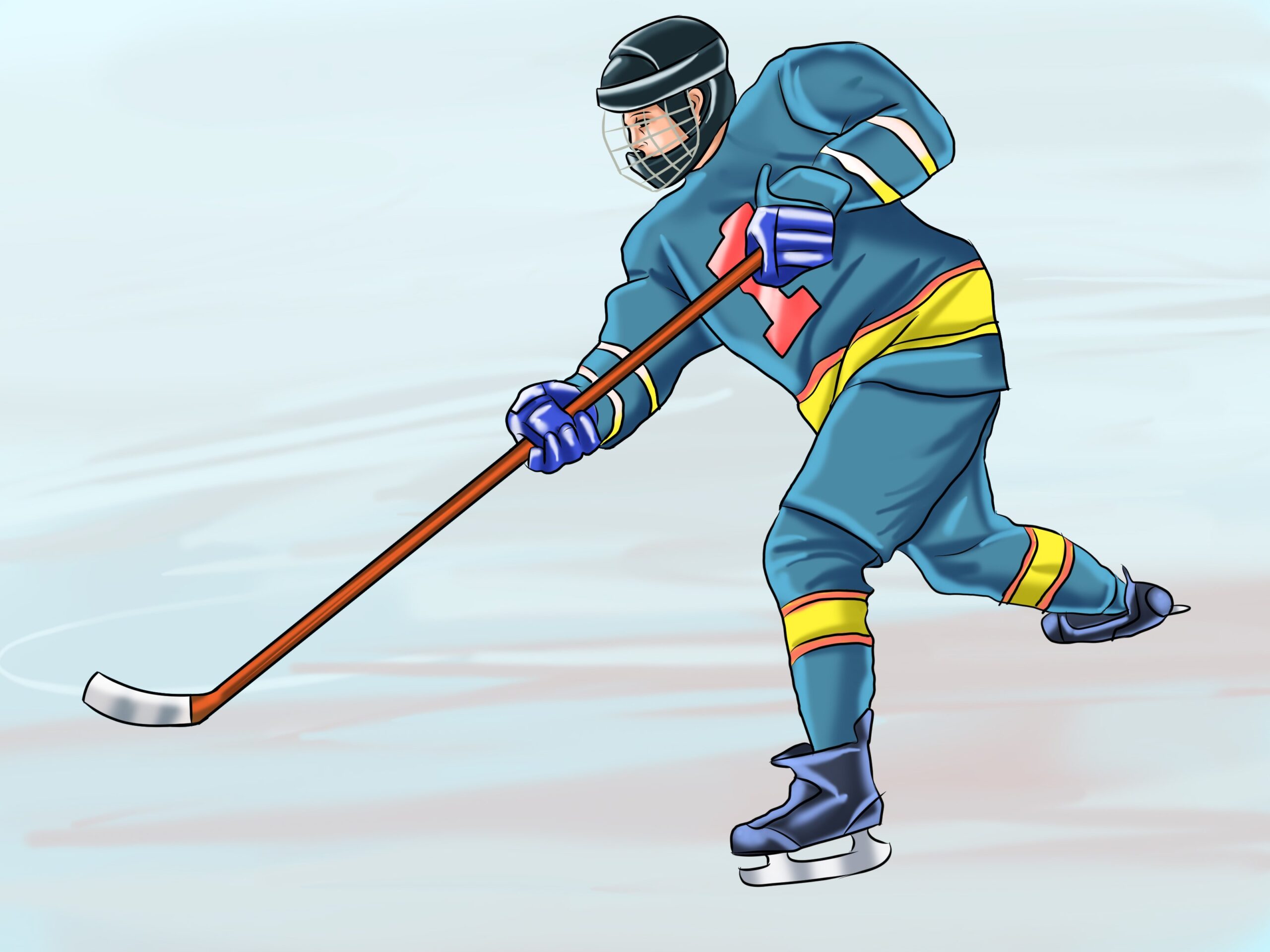 Хоккейные иллюстрации