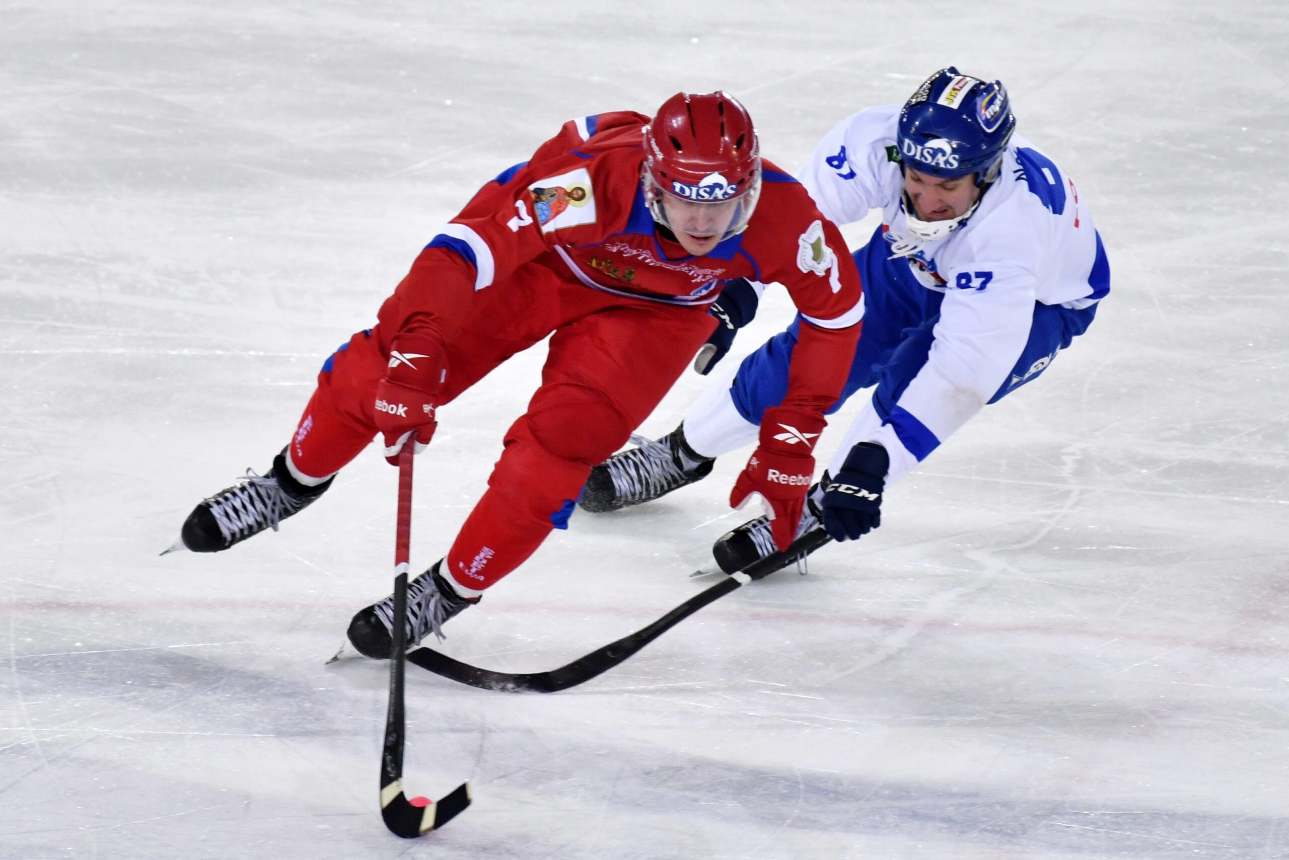 2018 Bandy World Championship, semi-finals: Russia 8 - 2 Finland