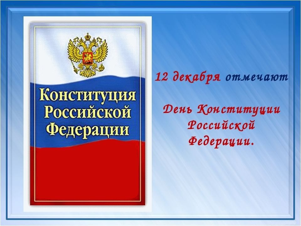 Картинка конституция рф для детей