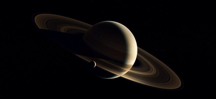 фото сатурна со спутника кассини