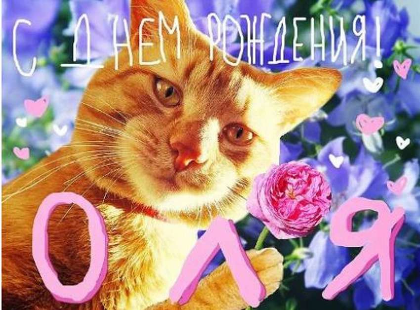100 Открыток "С Днем Рождения" Ольга в 2023 году